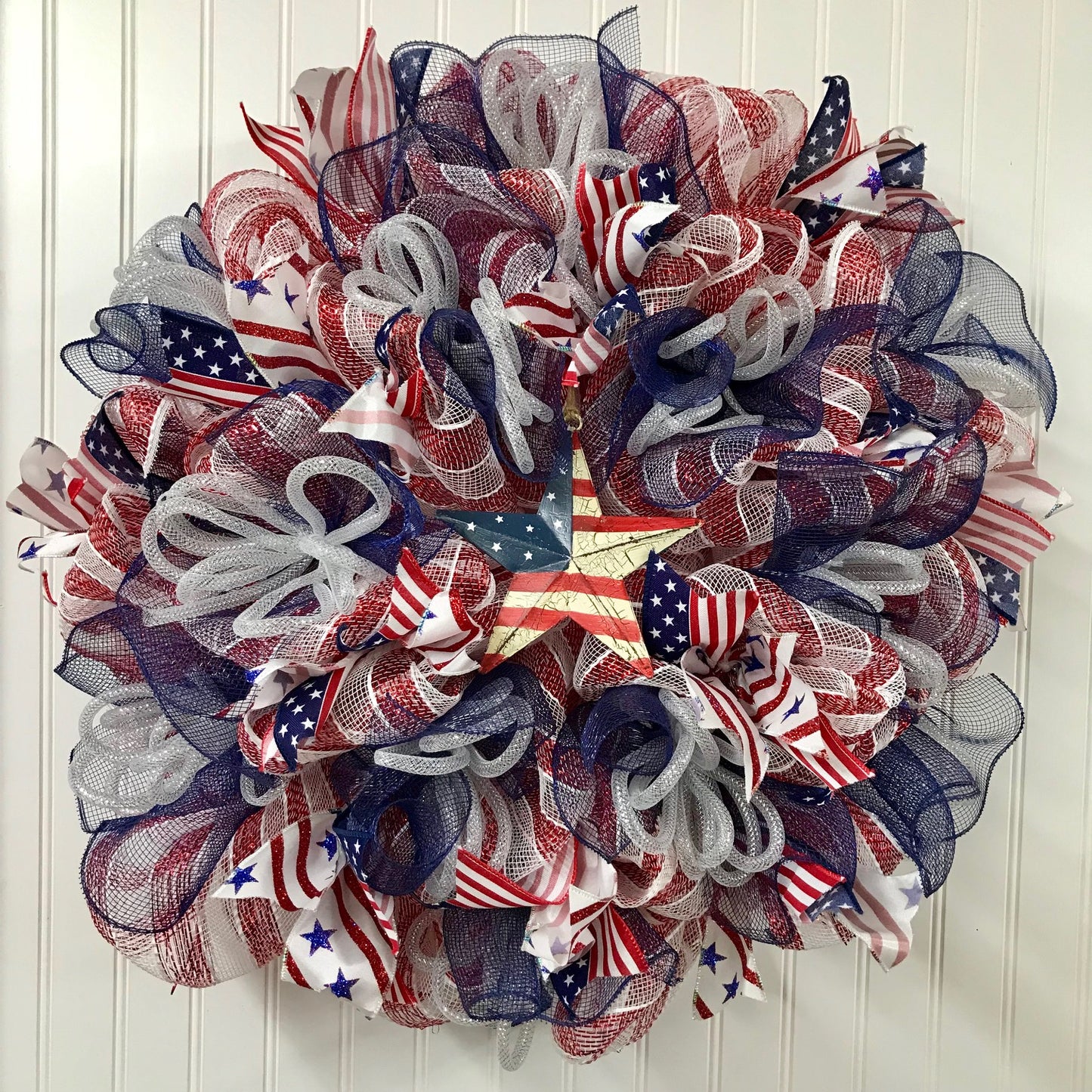 Americana/Patriotic Wreaths Deco Mesh
