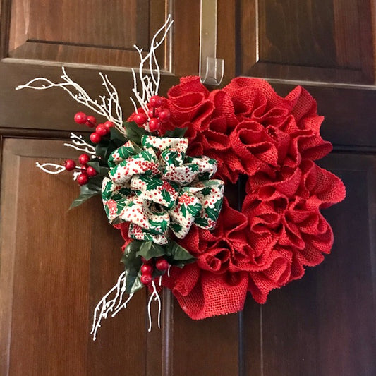 Christmas Wreath, Burlap